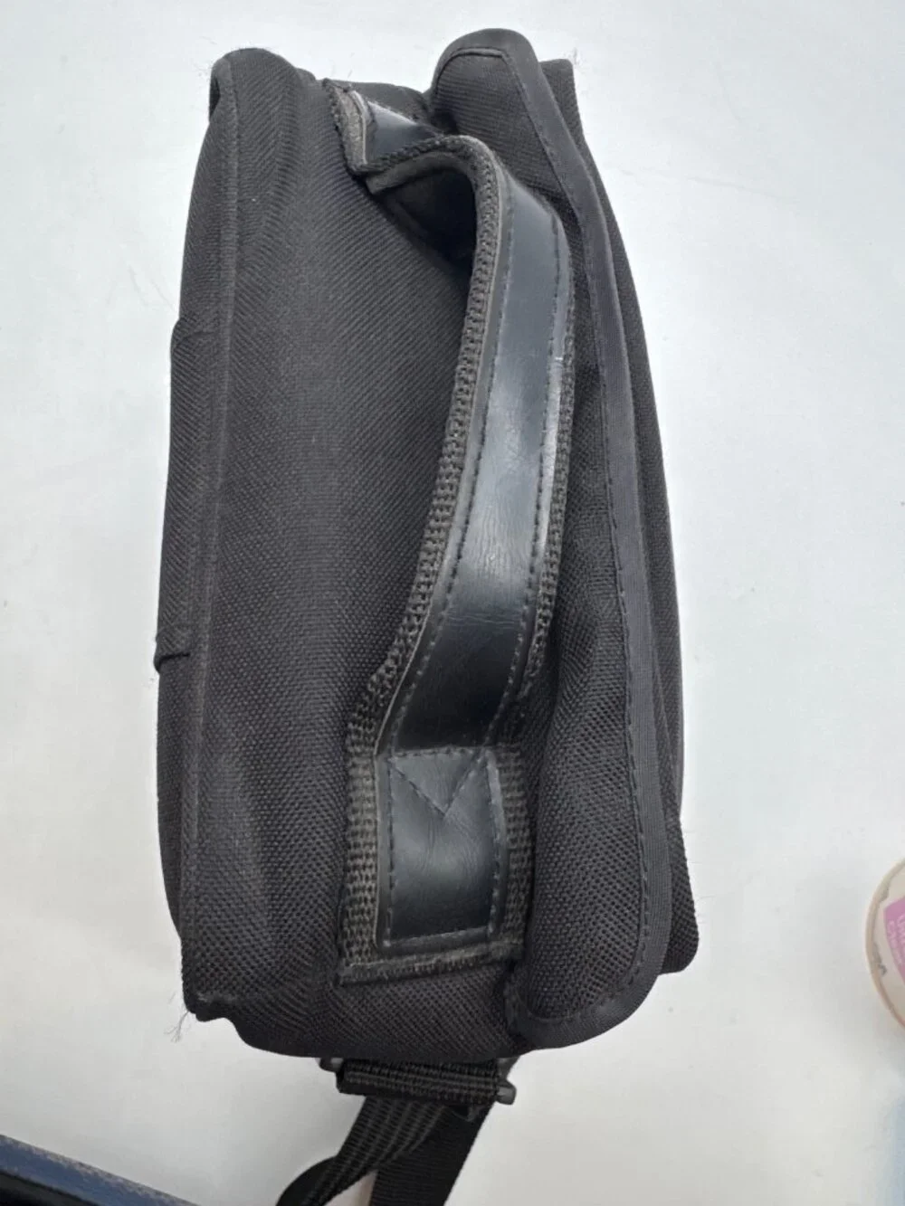 Geneva Black Camera Bag With Adjustable Strap & Detachable Pouch - Multi-Compart
